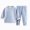 Sky Blue, variant on ITSAME Girls Outfit 2-Piece Fleece-Lined Crewneck Long Sleeve Pullover and Pants Warm Sleepwear Set Size 7