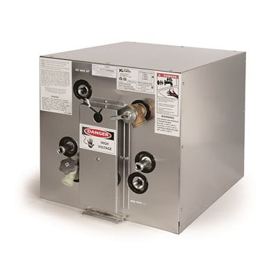 Camco Marine Water Heater 11811 Kuuma; Electric; 6 Gallon; 1500 Watt; Non Portable; With Front Heat Exchange And Front-To-Rear Mounting Brackets