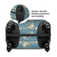 thumbnail image 2 of Susaid anchovy Elastic Print Elastic Washable Suitcase Cover with Hidden Zipper, Fits 18-32 Inch Luggage for Protection During Travel-Medium, 2 of 7