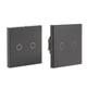 thumbnail image 2 of Interruptor Impermeable Panel De Interruptor De Pared Lámpara de lámpara Interruptores Con Interruptor Remoto Adhesivo 2 Gang_Bck Colco Interruptor de la pared, 2 of 8