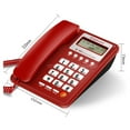 thumbnail image 3 of Wisewang Digital Landline Phone Waiting, And Hands-Free Handset Button Function. Stylish Degn, Construction. For Hotels, 8208-Black, 3 of 6