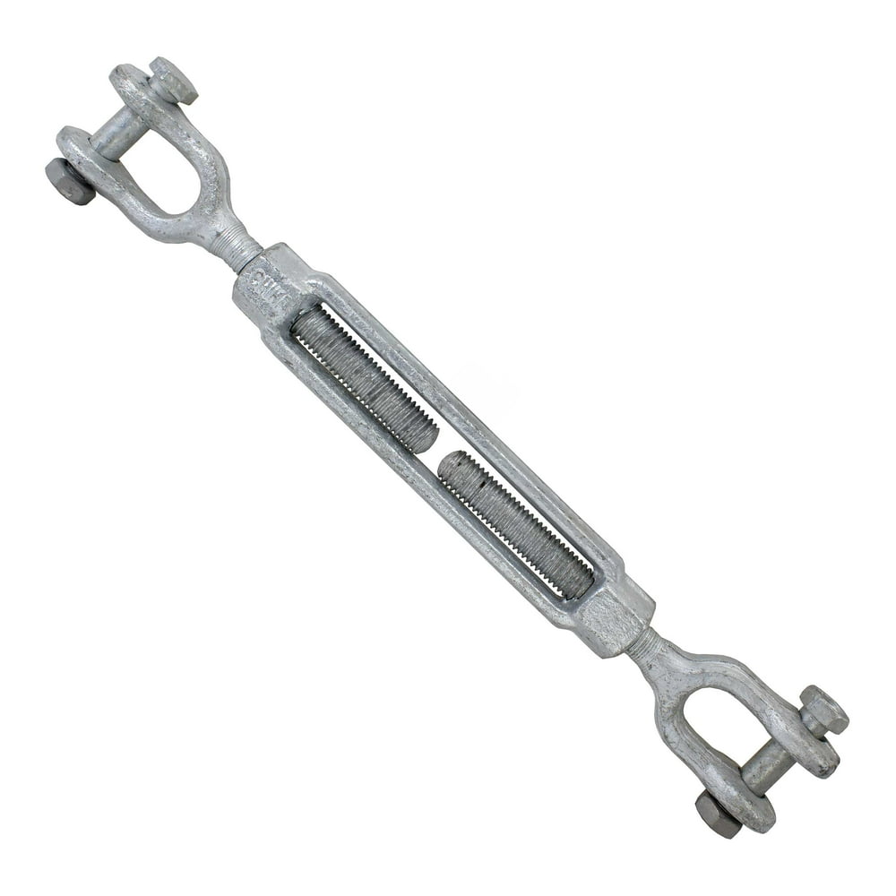 Galvanized Turnbuckle Import Jaw & Jaw 1/2" x 6"