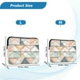 thumbnail image 4 of FORMRS 15-15.6 inch Laptop Sleeve Case Soft Carrying Quilted Computer Bag Cover, Pink Geometric, 4 of 7
