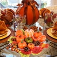 thumbnail image 5 of Coolmade Thanksgiving Artificial Pumpkins Fall Decoration for Home 50Pcs Decor Table Tiered Tray Set, 5 of 7
