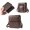 Brown, variant on Cell Phone Holster Faux Leather With Belt Loops For Woman & Man For Daily Working With Shoulder Strap& Carabiner