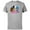Athletic Heather, variant on Villains Scar Cruella and Hades You’re My Villaintine - Short Sleeve Cotton T-Shirt for Adults - Customized-White