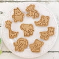 thumbnail image 3 of Billuyoard 8 piezas de moldes de galletas con forma de animales, moldes de plástico para platos de Fondant de Chocolate, utensilios para hornear Cocina y Comedor No.02, 3 of 6