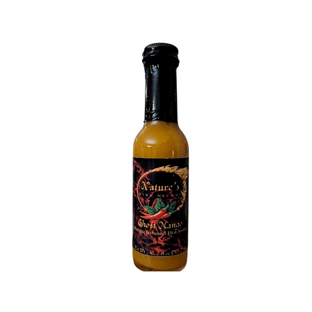 Grow to Eat, Eat to Live, LLC Nature's Fire Sauces Ghost Mango Habanero Hot Sauce, 5 oz, 1 Pack