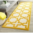 thumbnail image 3 of SAFAVIEH Cambridge Liz Geometric Wool Area Rug, Ivory/Gold, 6' x 6' Square, 3 of 10