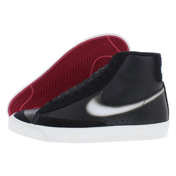 Men's Nike Blazer MID '77 VNTG NAS Blck/Smmt Wht-Noble Red (FD6924 001) - 12