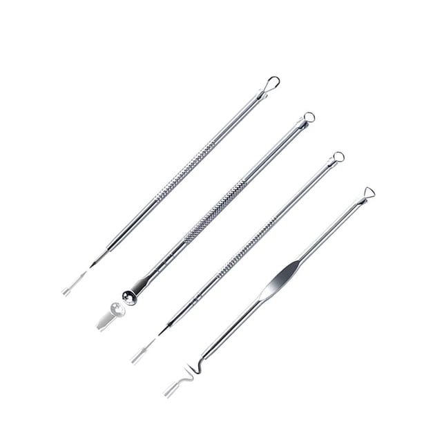 Billuyoard Kit de herramientas para eliminar espinillas, 4 Uds., herramientas para eliminar espinillas y espinillas con caja de almacenamiento Almacenamiento y organización del hogar Billuyoard HA034927-00