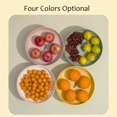 thumbnail image 2 of Fruit Storage Rack Removable Snack Tray Drainer storage basket Basket rack fruit Candy Plate Home Organizer Kitchen Tool for Vegetable Cookies, 2 of 9