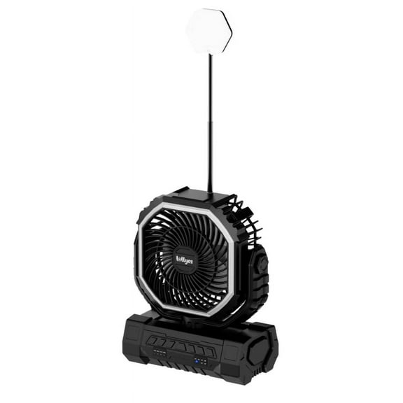 3-in-1 Camping Fan with LED Light & SOS – Ultimate Outdoor Gear