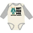 thumbnail image 3 of Inktastic Dont Feed Me with Monster Boys or Girls Long Sleeve Baby Bodysuit, 3 of 5