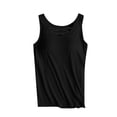 thumbnail image 5 of XIAOCHA Womens Criss Cross V Neck Tank Top Loose Fit Sleeveless Pullover Top Stretchy Casual Streetwear Tanks, 5 of 6
