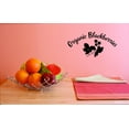 thumbnail image 1 of Custom Decals Organic Blackberries Wall Art Size: 20 Inches x 40 Inches, 1 of 1