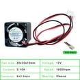 thumbnail image 6 of ACP2010 2cm 20mm fan 20x20x10mm DC5V 12V 0.10A 10000rpm 2 wires 2pin small DC cooling fan for router notebook, 6 of 7