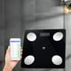 thumbnail image 5 of Fiudx Báscula Corporal Inteligente, Función Bluetooth de Alta Precisión, Pantalla Lcd Grande, Diseño Ligero y Portátil, Ideal para Casa, Oficina y Viajes, Vidrio Templado Resistente, Tamaño 26 X 26 X, 5 of 6