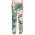 thumbnail image 3 of FORMRS Women's Pajama Pants with Pockets Soft Comfy Loungewear Sleep Bottom, Sizes S-2XL, Floral Forest Pattern, 3 of 8