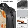 thumbnail image 5 of FKELYI Peony Floral Bird Print PU Letaher Bible Cover with Handle Bible Carrier Case Book Organzier Holder Church Bible Bag with Zipper Pocket for Prayer Study, 5 of 5