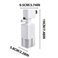 thumbnail image 3 of Fish Tank Filter, Three-In-One Pump, Small Aquarium Water Purification, Built-In Circulation System, Energy-Efficient, Quiet Operation, For Freshwater, Aquarium Maintenance, Aquarium Filtration Syste, 3 of 9