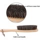 thumbnail image 3 of Clothes Brush Garment Brush Lint Remover Brush with Genuine Soft Horsehair and Wooden Handle for Coat Men Suits Shoes Jacket Furniture Car Mat and Pet, 3 of 5