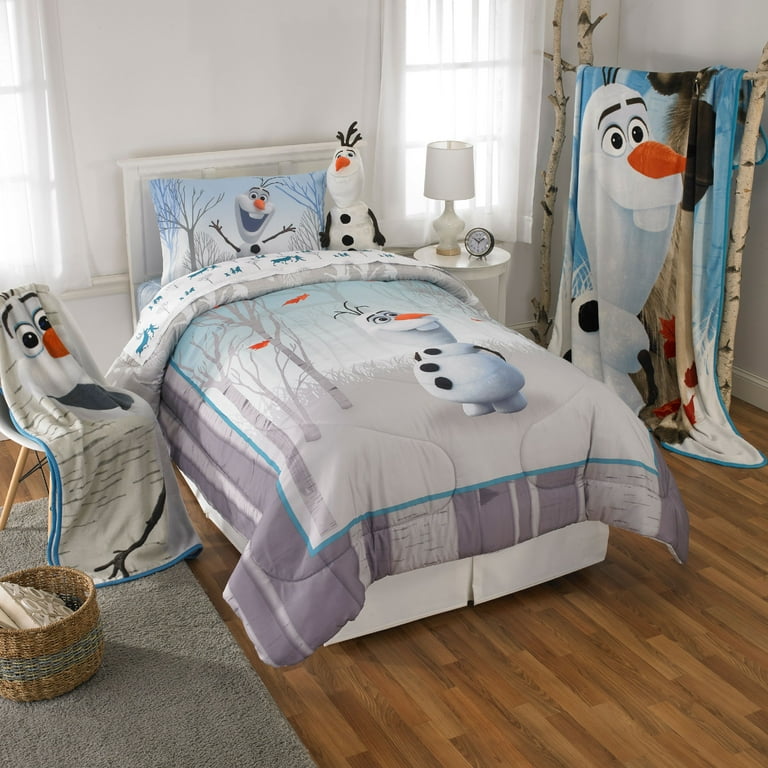 Frozen 2 Olaf Kids Twin Sheet Set White Blue