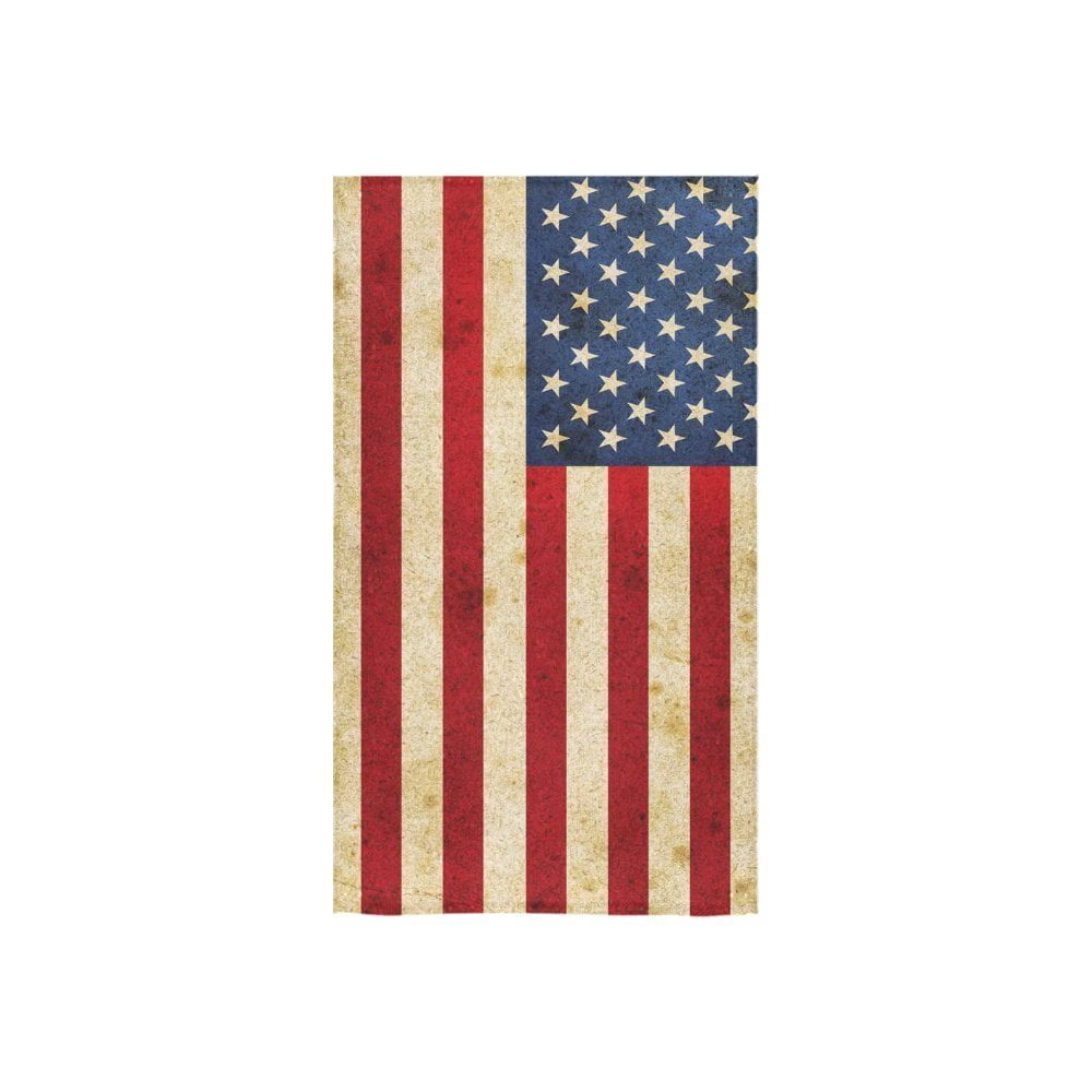 US USA AMERICAN America Flag Banner Big 30x60"COTTON BATH POOL BEACH TOWEL WRAP 