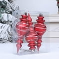 thumbnail image 5 of Cadorn 3 PCS Christmas Long Pointed Unique-shaped Ornaments, Hand-Painted Red Christmas Decorations, Festive Hanging Pendants for Xmas Tree, Holiday, Party Supplies, 5 of 9