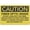 Warning Sign 4, variant on Caution Floor Load Limit 125 Lbs Sign for Business 8"x12" Rust Free Aluminum - UV Printed with 4 Pre-Drilled Holes, Durable Weatherproof, Floor Load 125 Lbs Sign