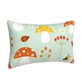 thumbnail image 2 of EasygdpMushroom Bee Polyester Fiber Double-Sided Pillowcase,Super Soft,Comfortable And Luxurious Pillowcase,Not Easy To Break Or Deform- 16"X24", 2 of 9