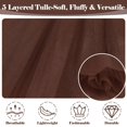 thumbnail image 2 of Women's chiffon Tutu skirt, with elastic waist and fluffy skirt, suitable for various holiday parties, 2 of 4