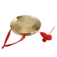thumbnail image 4 of TAILTOSS Instrument de Musique Traditionnel Chinois Maillet Rond en Laiton Doré 1 Ensemble, 4 of 8