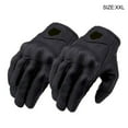 thumbnail image 2 of Becaristey Gants de Moto Cuir Imperméable Écran Tactile Chaud Hiver Sports de Plein Air Équitation Randonnée Randonnée Pêche Patinage Mitaines XXL, 2 of 5