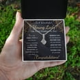 thumbnail image 2 of Custom Graduation Personalized Gift For Her From Mom & Dad, College Graduation Necklace Gift For Friend, CZ Cross Necklace For Graduation, 2 of 4