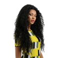 thumbnail image 1 of Peluca delantera de encaje Pelucas sintéticas Cabello negro de larga Fibras de temperatura Postizos completos riza Yuyangstore Pelucas largas para mujeres, 1 of 8