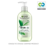 Garnier SkinActive Face Wash with Green Tea for Oily Skin, 6.7 fl oz