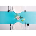 thumbnail image 2 of 5-Pack Satin Table Runner Turquoise 12 x 108 inches Long, Table Runners for Wedding, Birthday Parties, Banquets Decorations（5 Pack, 12x108 Inch, Turquoise）, 2 of 7