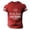 Red, variant on CIENVNSTG Mens Short Sleeve Crew Neck T Shirt 4th of July 250th Anniversary USA Flag Print with Letter Graphic 1776-2026 Patriotic Casual Fit for Celebrations White 4XL