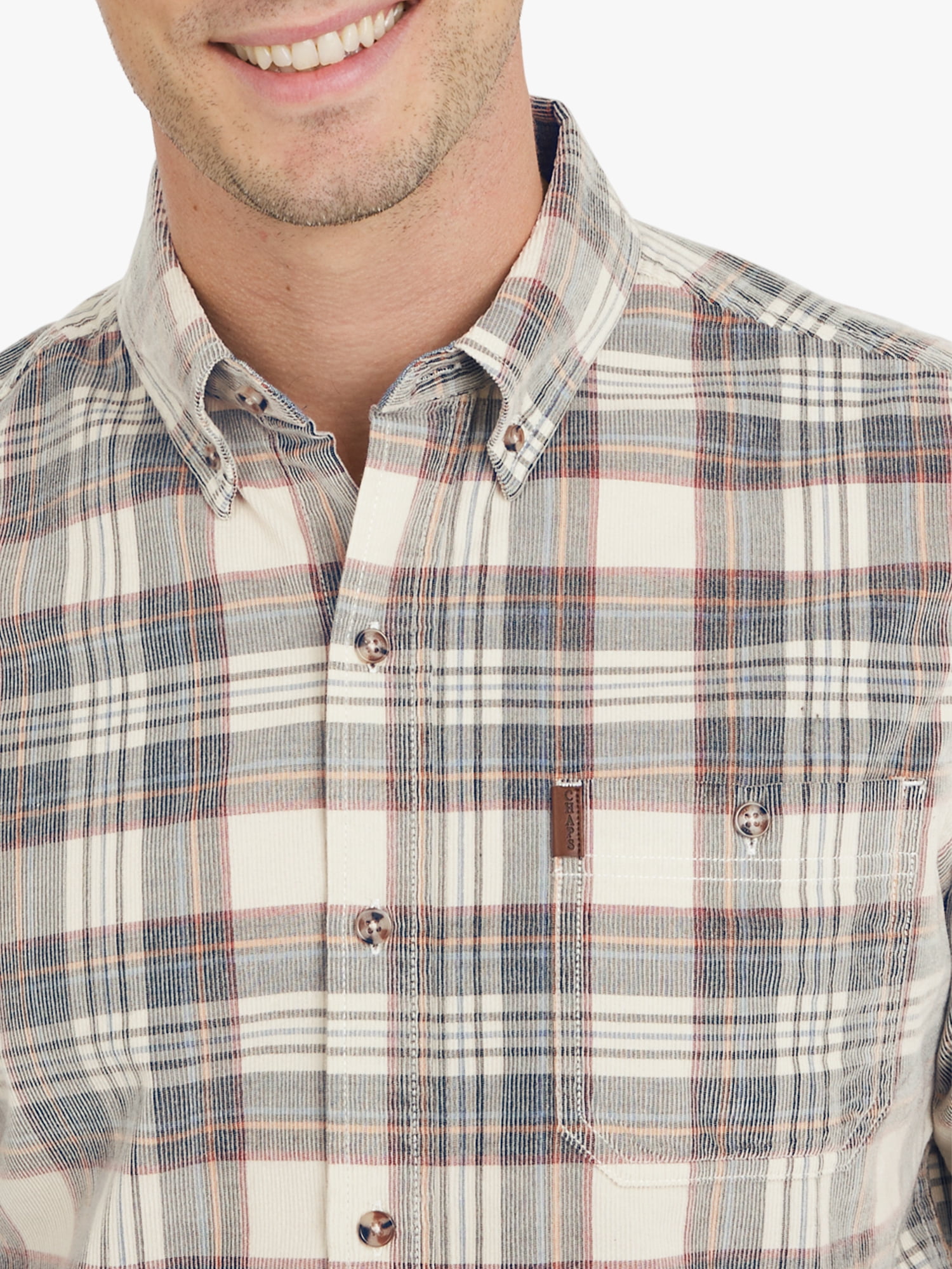 Chaps Men's & Big Men's Corduroy Flannel Shirt, Sizes S-3XL