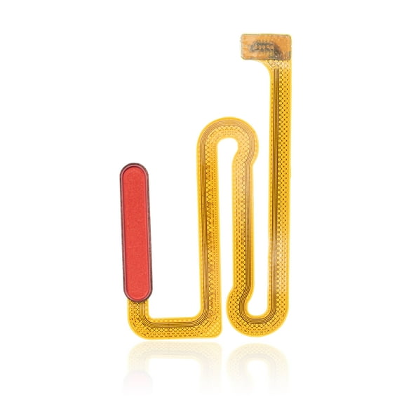 Replacement Fingerprint Reader With Flex Cable Compatible For Samsung Galaxy A12 (A125 / 2020) (Red)