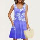 thumbnail image 4 of Vestido Corto de Verano Casual de Moda Impreso Cuello Redondo Bolsillo sin Mangas de las Mujeres, Vestido Casual para Diario, 4 of 9