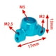 thumbnail image 4 of Accesorios para coche RC 2WD, montaje de aleación de aluminio, piezas de soporte de amortiguador trasero DIY Consumibles de dirección, 4 of 9