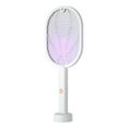 thumbnail image 2 of GJX 2026 New Electric Fly Swatter 3000V Bug Zapper Racket 2 in 1 Fly Zapper with Usb Rechargeable Base and Layer Safety Mesh for Bedroom Kitchen Patio and Outdoors for Bedroom, Kitchen, Patio, 2 of 7