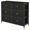 thumbnail image 1 of Costway Commode Tour en Tissu à 6 Tiroirs Grand Commode Organisateur de Rangement Chambre, 1 of 1