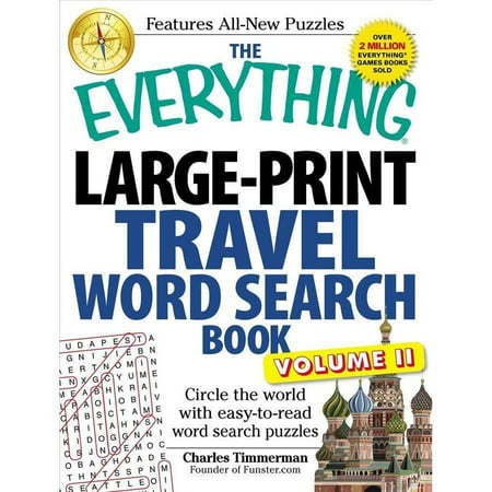The Everything Travel Word Search Book: Circle the world with easy-to-read word search puzzles