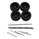 thumbnail image 1 of 4 ruedas y neumáticos RC con llanta, pieza de actualización RC, neumáticos para coche RC a escala 1/64 Estilo negro A., 1 of 9