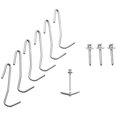 thumbnail image 2 of Cuisinart Chef's Classic Half-Circle Wall-Mount Pot Rack, Brushed Stainless, 2 of 3