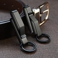 thumbnail image 6 of Kiskick Belt Key Clip Waist Car Keychain Belt Loop Keychain Clip Double Side Quick Release Anti-lost Anti-slip Stainless Key Holder with Detachable Key Ring, 6 of 8