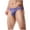 Purple, variant on Posijego Bikini Briefs for Men Low Rise Underwear Lightweight Comfortable Breathable Soft Underpants for Men